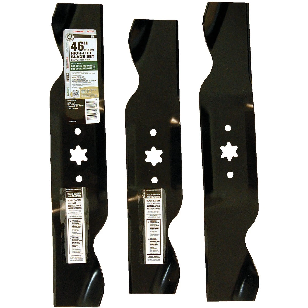 MTD Three-Blade Set for 46 Deck