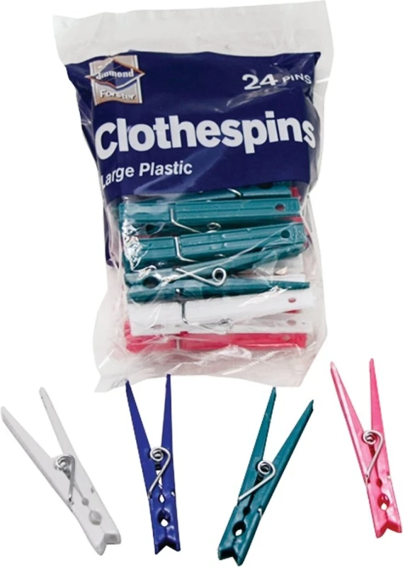295071 Plastic Clothespin - 24 Count