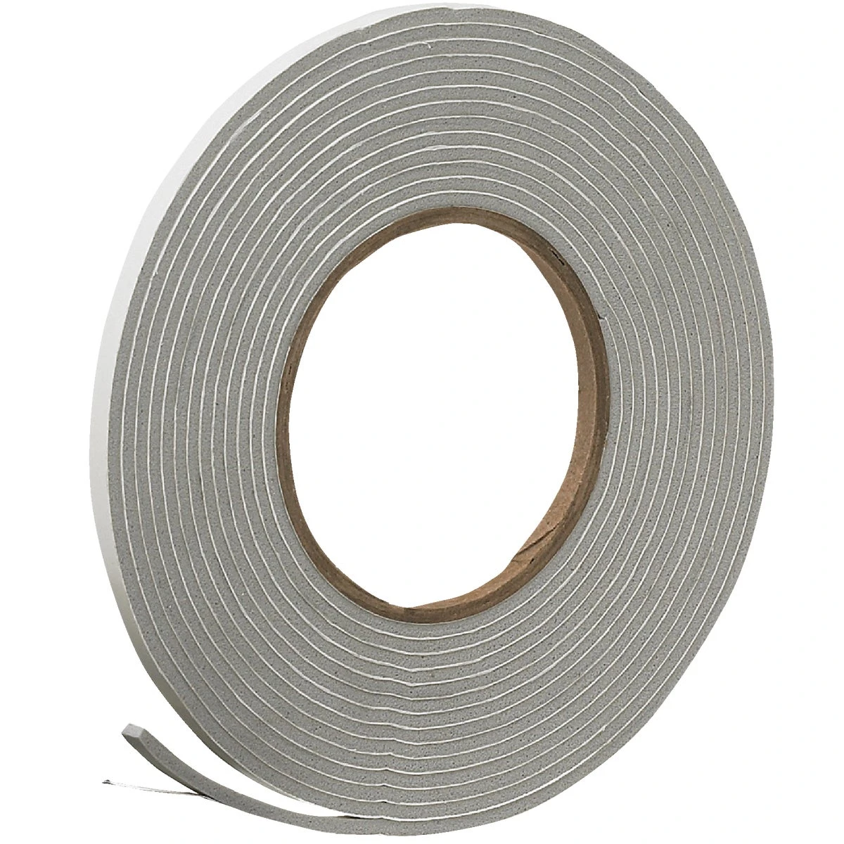 1/4" W X 1/8" T X 17' L Gray Foam Weatherstrip Tape V442hdi