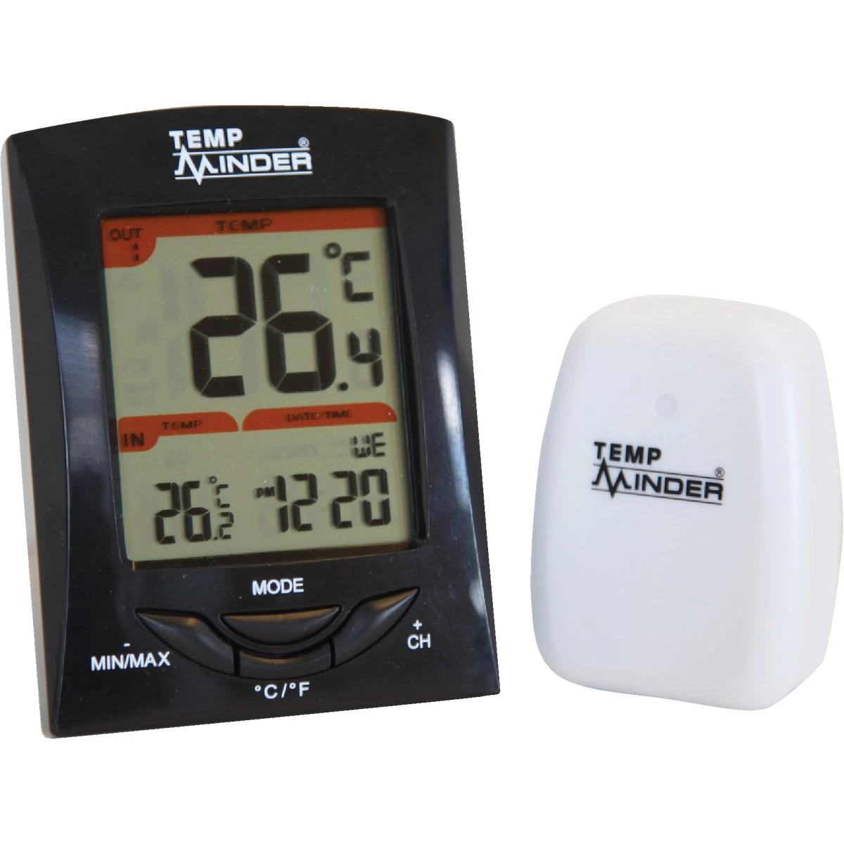 Mri-200hi Compact Wireless Indoor/outdoor Thermometer With Clock