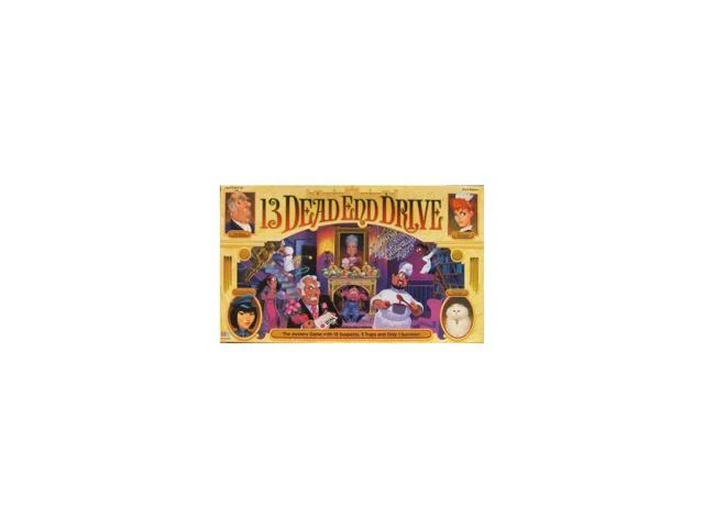 13 Dead End Drive Board Game - Classic Mystery Game For Family Fun
