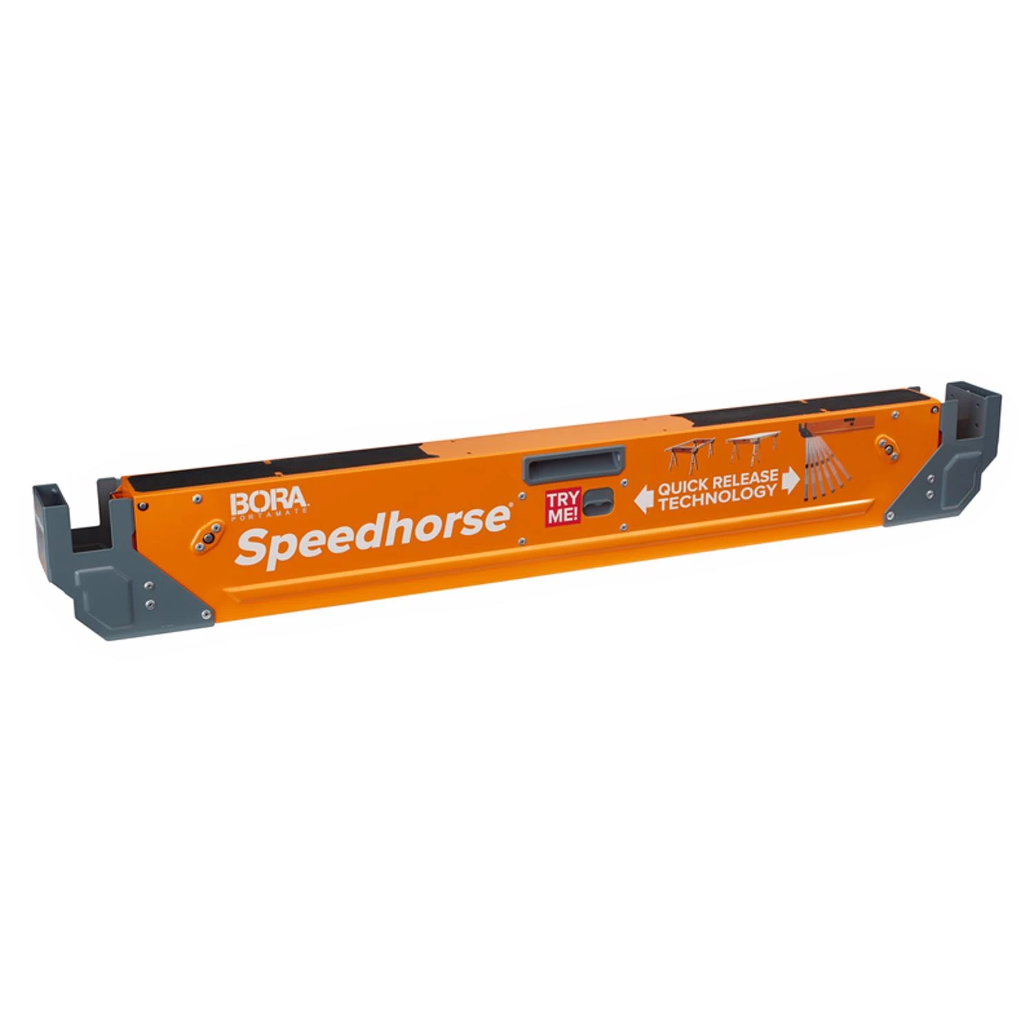Portamate Pm-4500 Speedhorse Steel Sawhorse, 1500 Lb Capacity, 45 In Length, 1 Pk