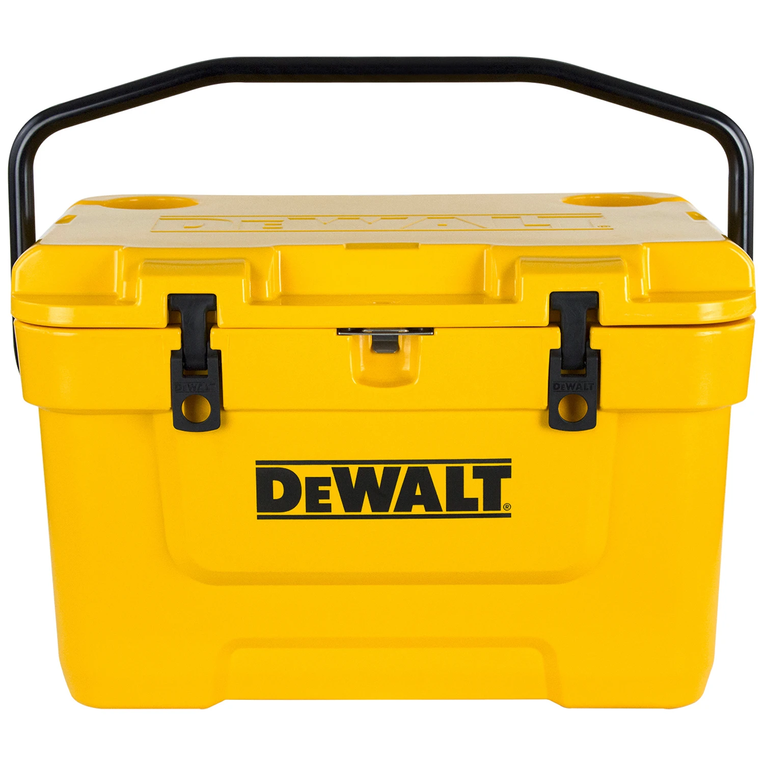 25 Quart Roto Molded Insulated Lunch Box Cooler, Yellow