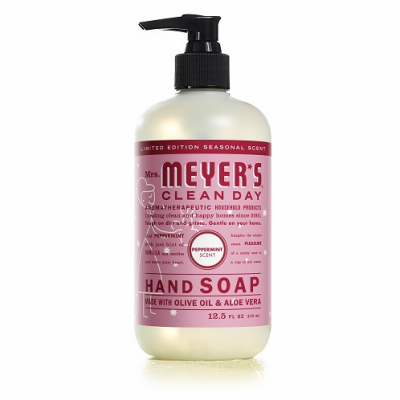 Liquid Hand Soap, Holiday Peppermint Scent, 12.5 oz.