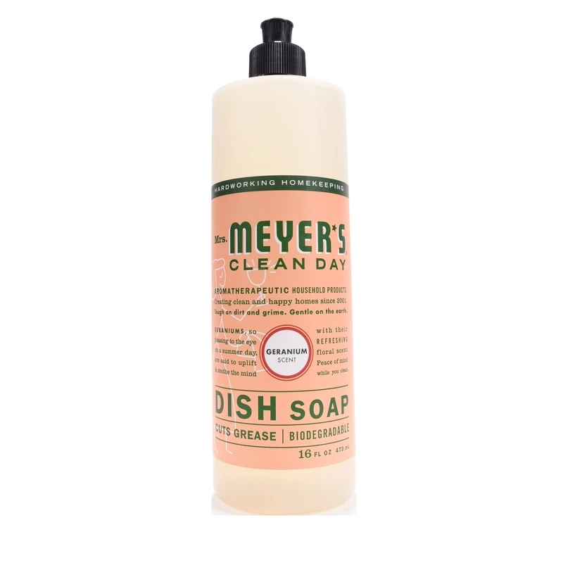 Geranium Scent Liquid Dish Soap, 16 oz.