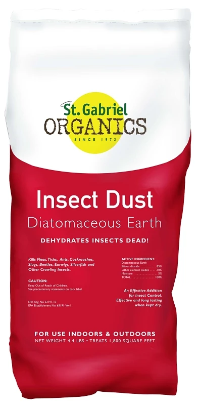 4.4 Lb. Organic Diatomaceous Earth Crawling Insect Killer Powder