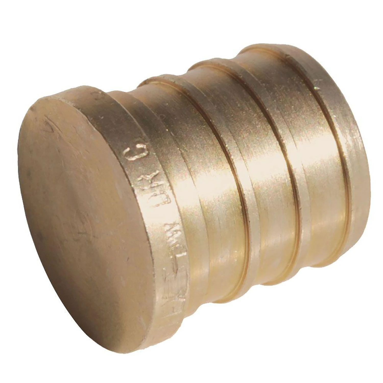 3/4 In. Barb Brass Pex Test Plug For Potable Water And Hydronic Heating