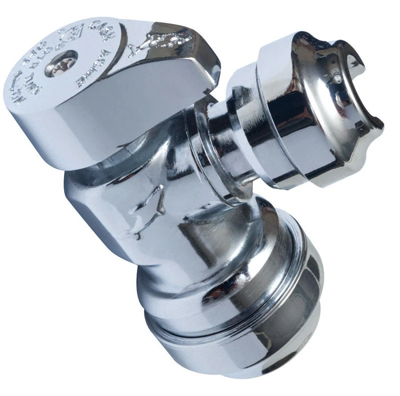 1/2 In. Sb X 1/4 In. Od Quick Connect Angle Valve