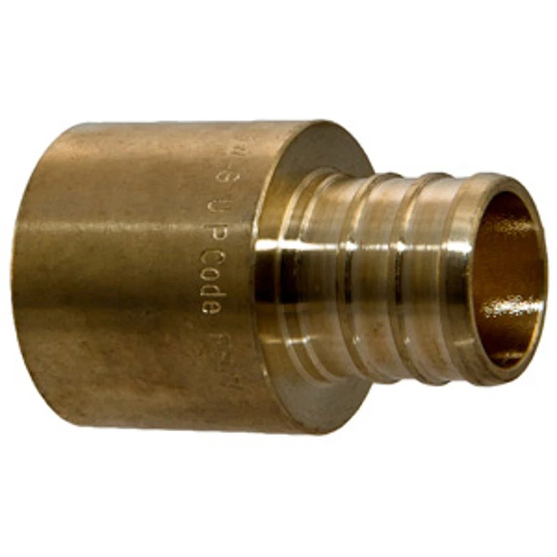 3/4 In. Male Sweat X 3/4 In. Cf Brass Pex Adapter - Lead-free
