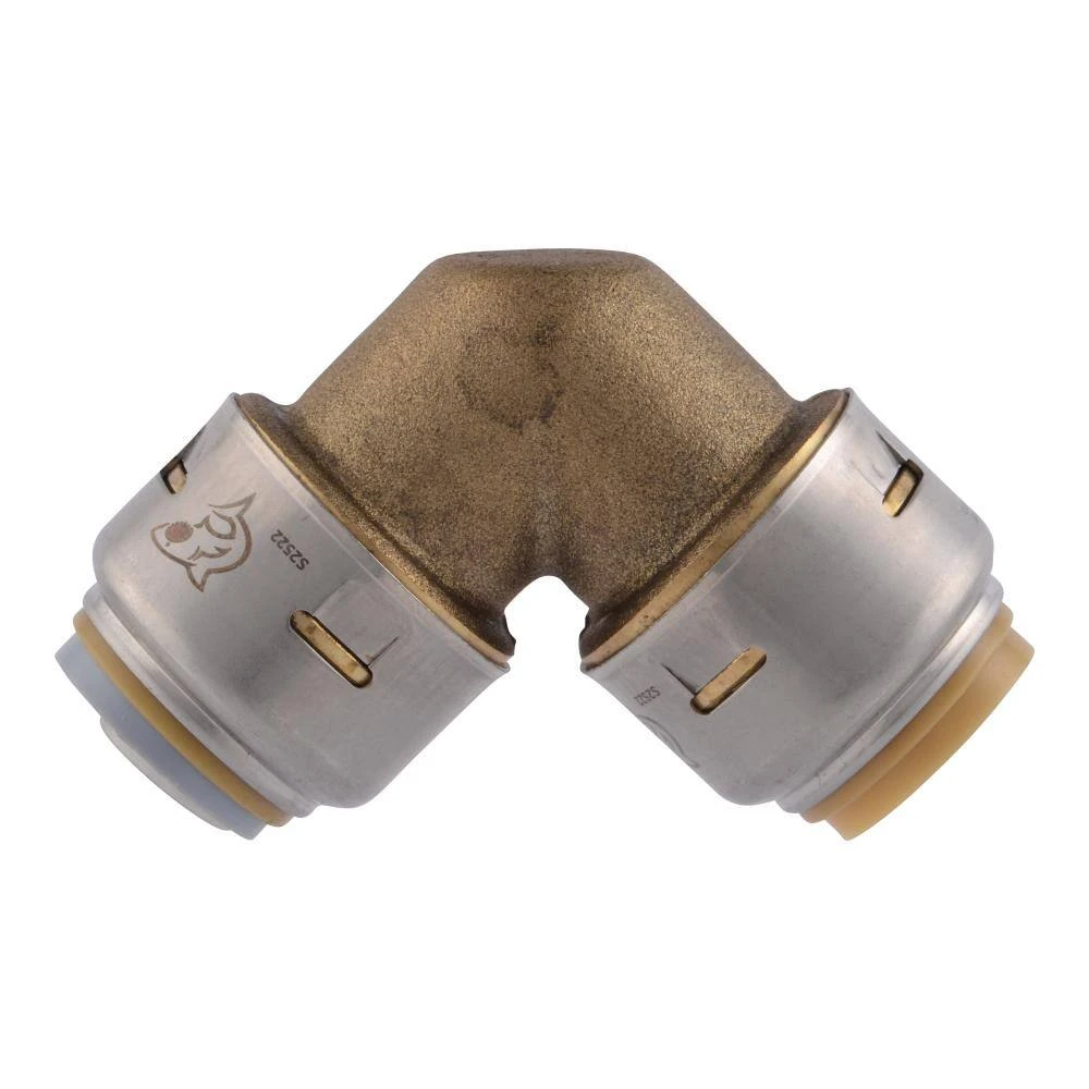 1/2 In. Cts X 1/2 In. Polybutylene 90-degree Push-to-connect Brass Elbow Fitting