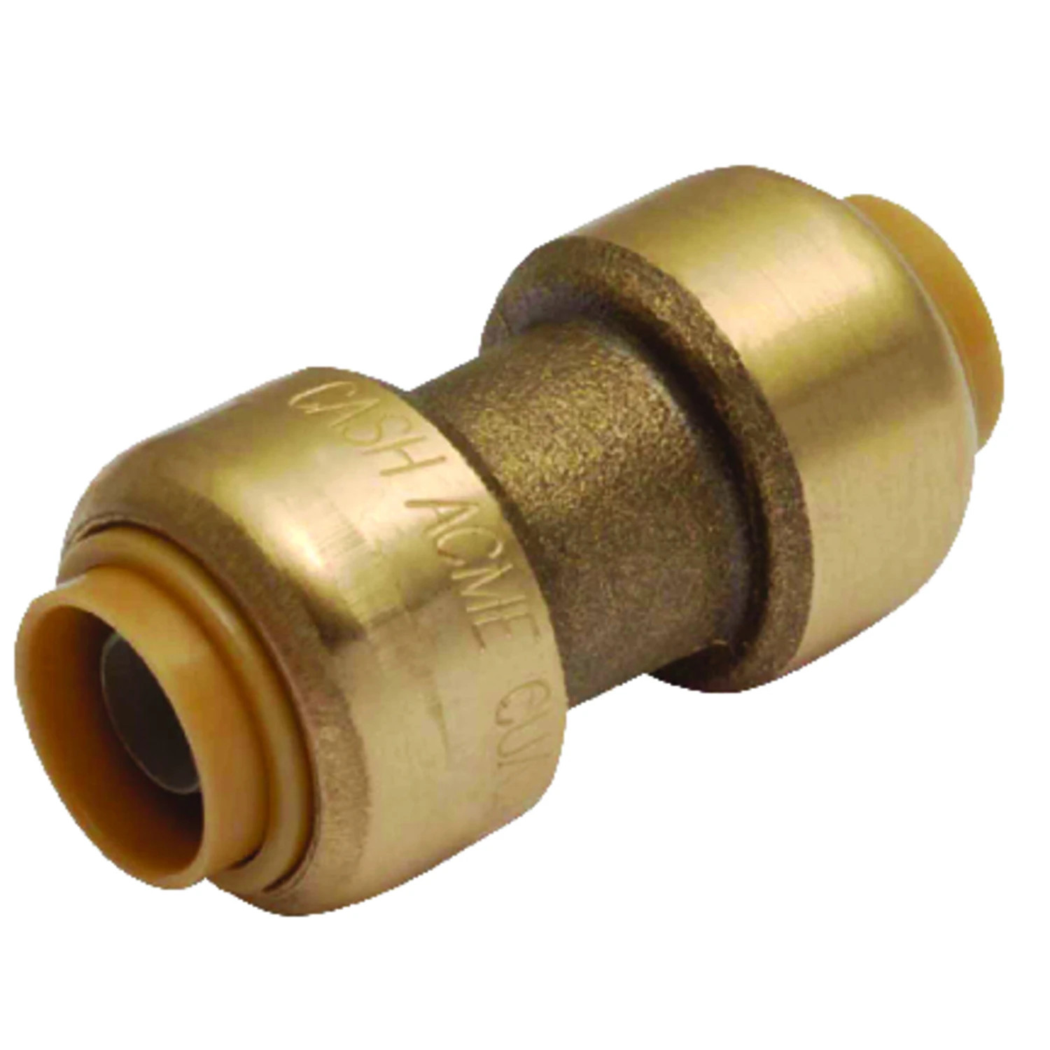Straight Push-Fit Pipe Coupling, 3/8 Inch by 3/8 Inch