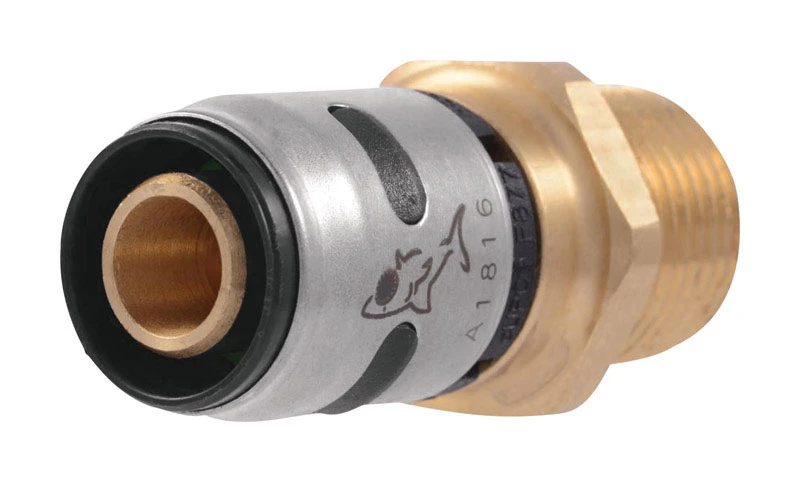 Evopex 1/2 In. X 1/2 In. Mpt Push-to-connect Plastic Connector