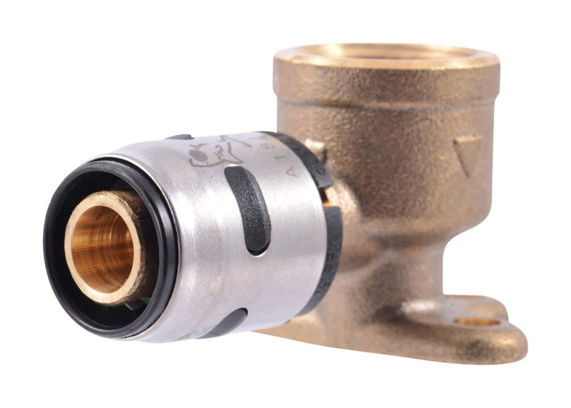 Evopex 1/2 In. X 1/2 In. 90 Deg. Push-to-connect Drop-ear Plastic Elbow