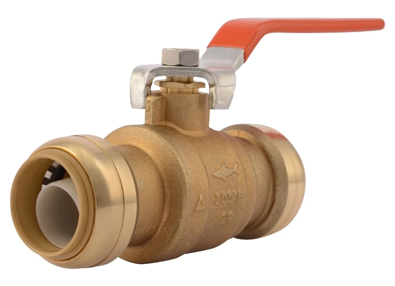 1 Inch Brass Push-fit Ball Valve, Model 22223-0000lfa