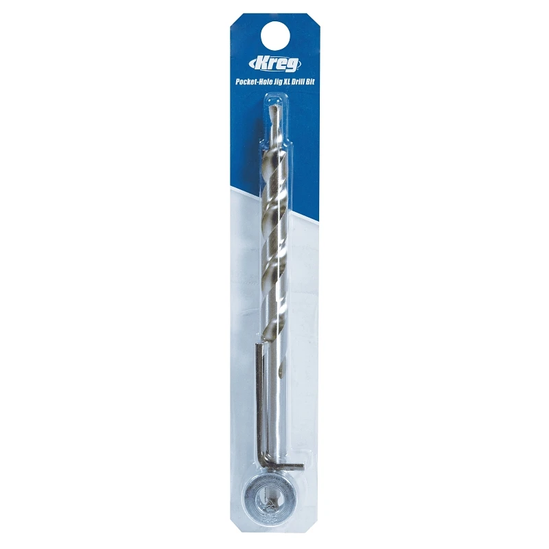 1/2 In. Pocket-hole Jig Xl Drill Bit - High Speed Steel, 7.875 In. Length