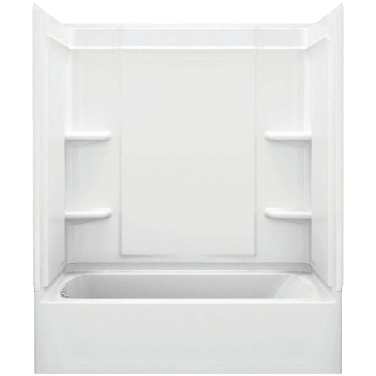 Ensemble Medley 60 In. L X 30 In. W X 55 In. H 3-piece Tub & Shower Wall Set