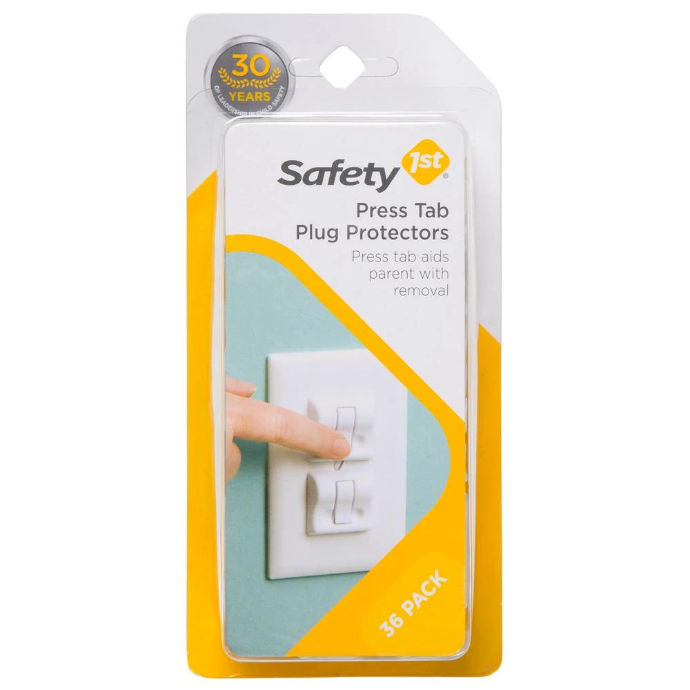 Safety 1st White Plastic Plug Protectors 36 pk