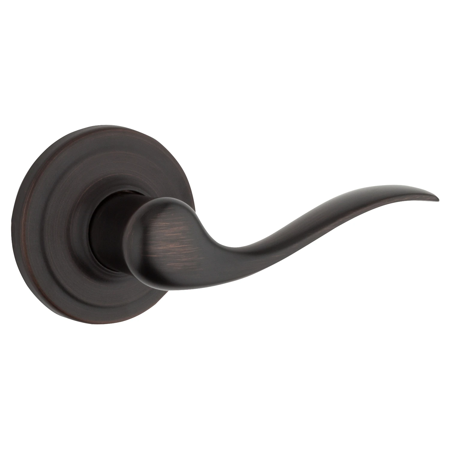 Signature Tustin Universal Passage Door Lever Handle in Bronze Finish