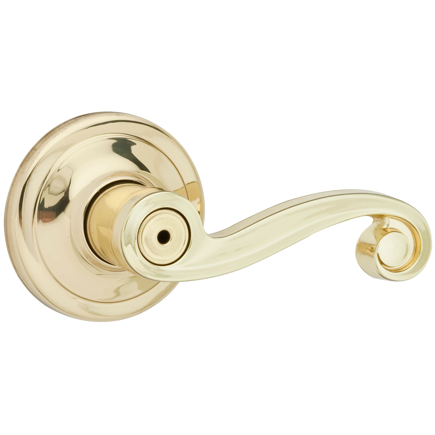 Signature Brass Universal Lido Privacy Lever Door Handle