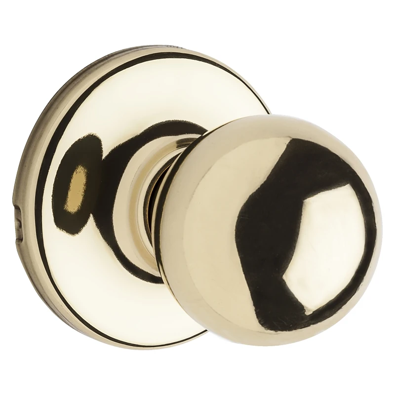 Polo Polished Brass Passage Door Knob - Right Or Left Handed - Model 200p 3 Cp V1