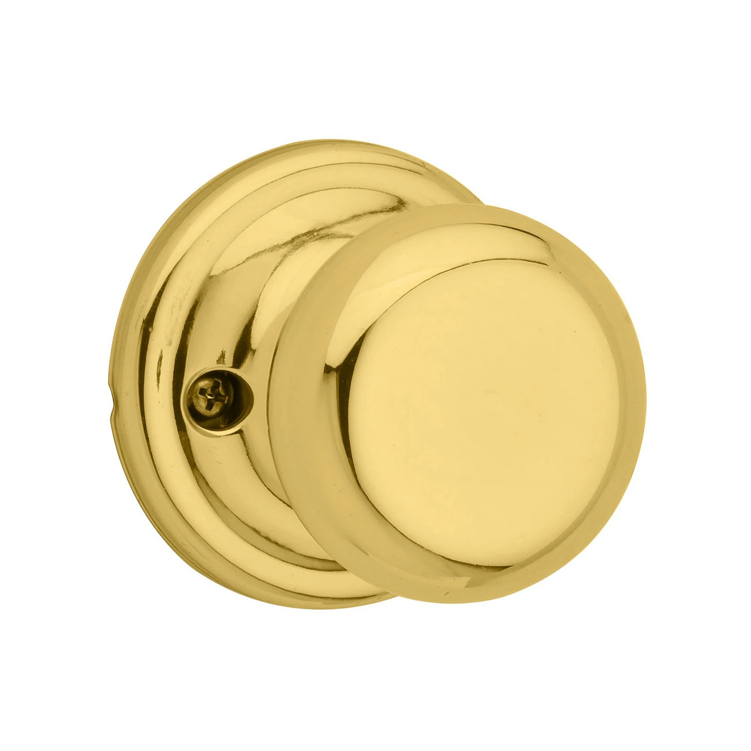 Signature Series Polished Brass Juno Dummy Door Knob - Model 788j 3 Cp