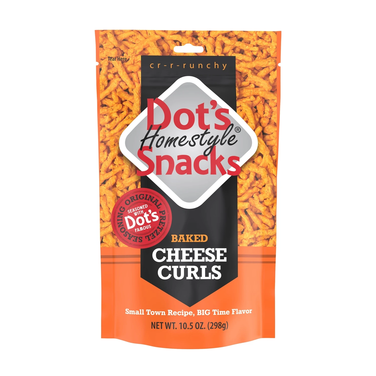 DOTS BAKED CHEESE CURLS 10.5OZ