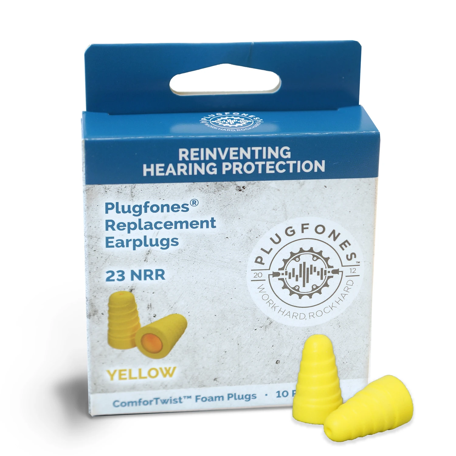 Comfortwist Replacement Ear Plugs Yellow 29 Db Noise Reduction 5 Pair