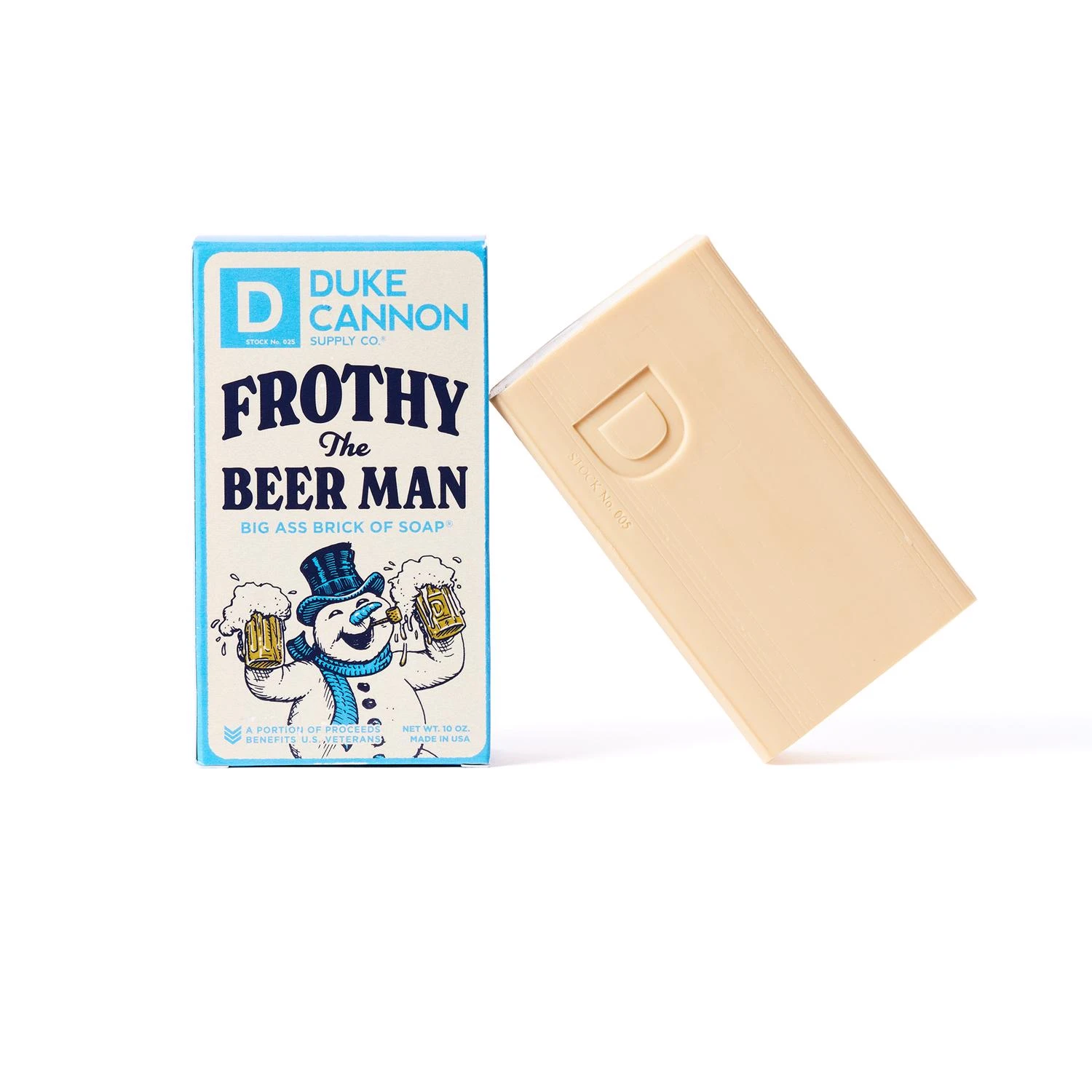 Duke Cannon Frothy the Beer Man Bar Soap - 10oz