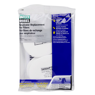 Paint & Pesticide Mask Replacement Pre-Filters, 10-Pk.