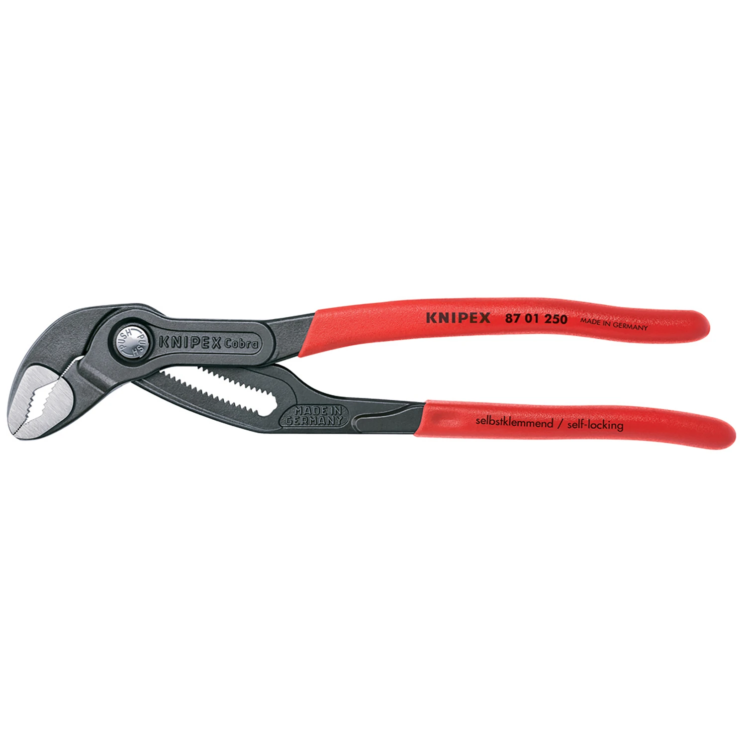 Cobra High Tech Pliers, Easy Adjusting, 10 In.