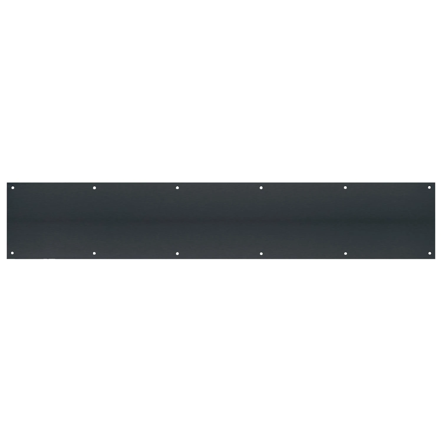 Commercial 6 In. X 30 In. Matte Black Aluminum Kickplate - Durable Door Protection