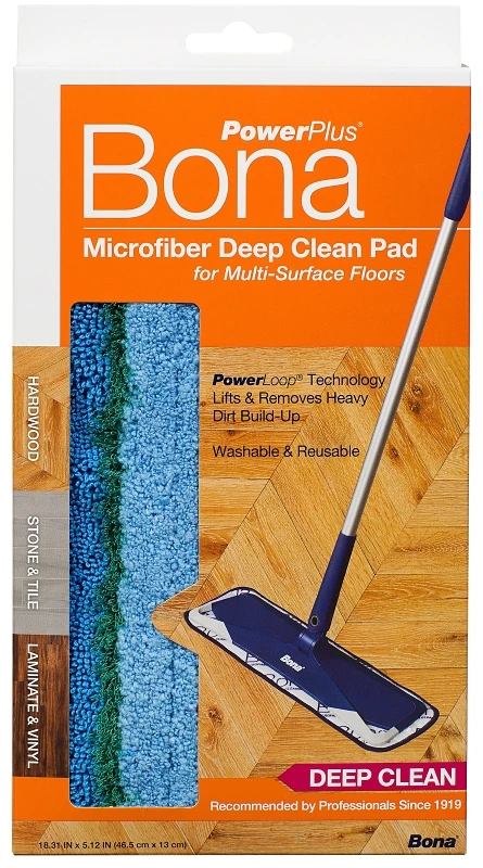 PowerPlus Microfiber Deep Clean Floor Pad, Washable