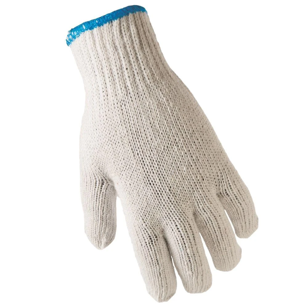 String Knit Work Gloves, Ambidextrous, Men's L, 12-Pk.