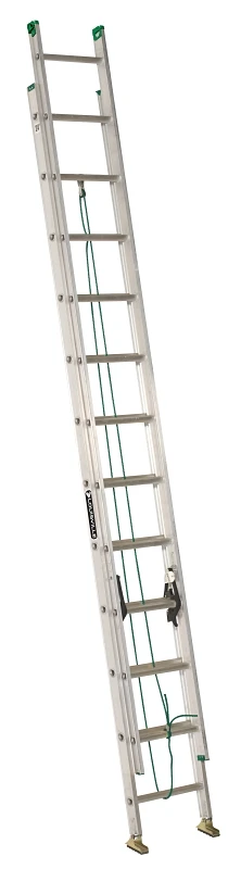 24-ft. Aluminum Extension Ladder, Type Ii, 225-lb. Duty Rating, Model Ae4224pg