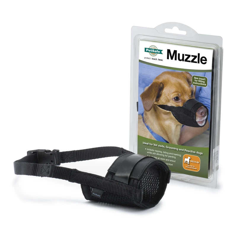 Medium Black Dog Muzzle For Training And Safety