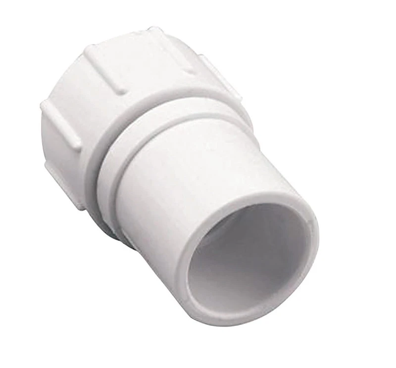 1/2 In. Pvc Swivel Hose Adapter, 1/2 X 3/4 In., Model 10118h