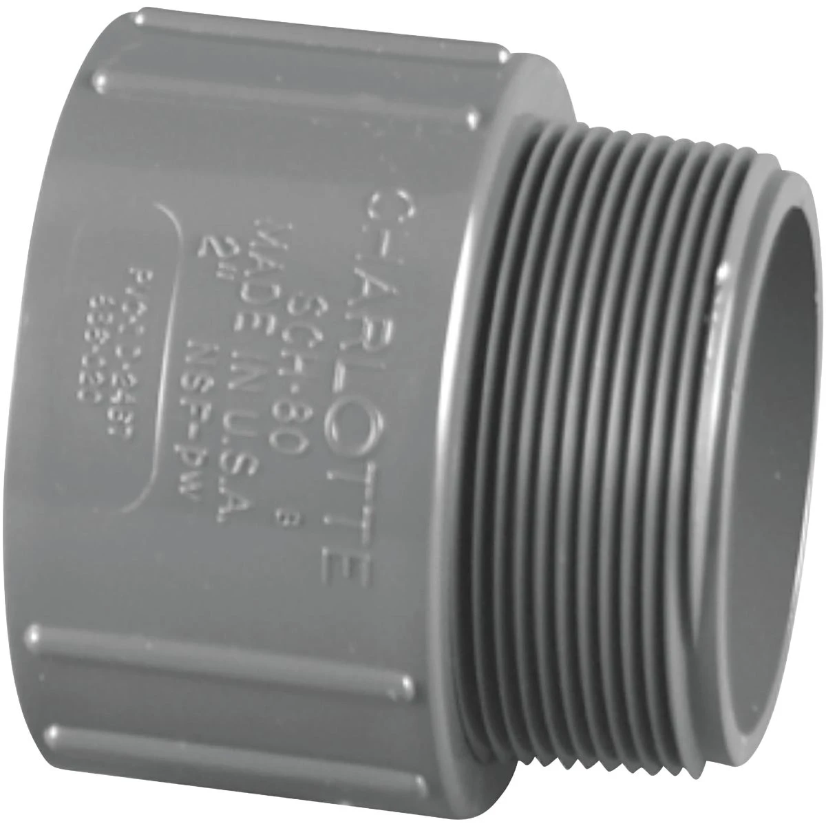 Schedule 80 PVC Adapter, Slip x MPT, 1-1/4 In.