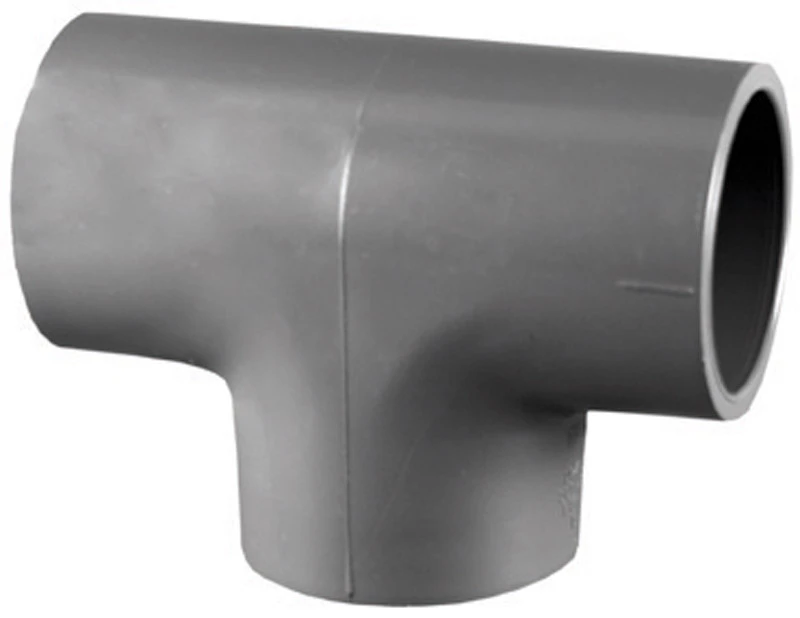 Schedule 80 PVC Slip x Slip x Slip Tee, 1/2 In.