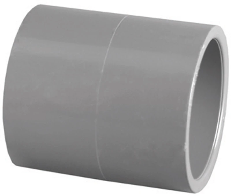 Schedule 80 PVC Slip x Slip Coupling, 1/2 In.