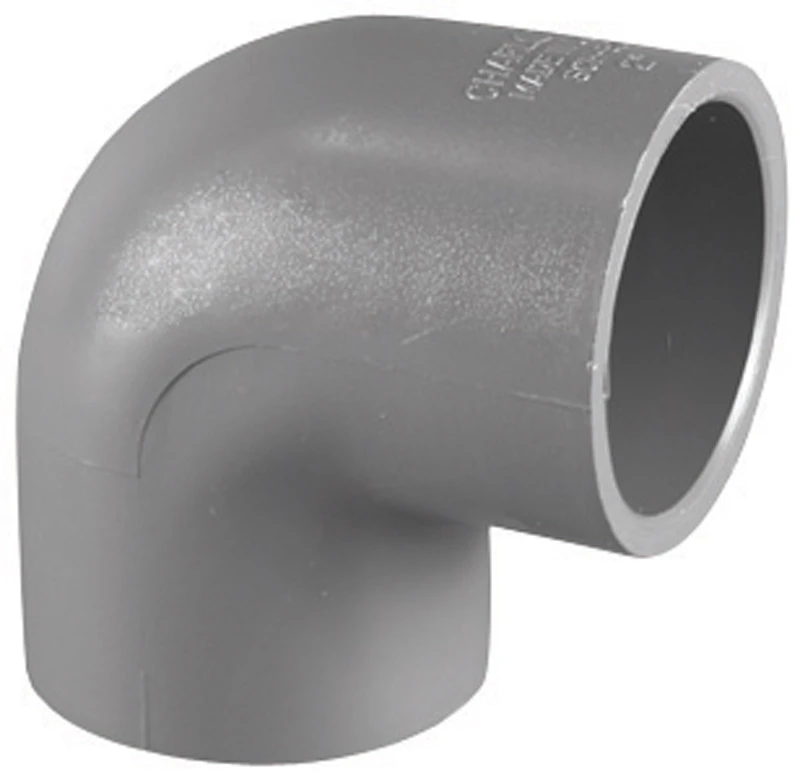 Schedule 80 PVC Slip x Slip 90-Degree Elbow, 1-1/4 In.