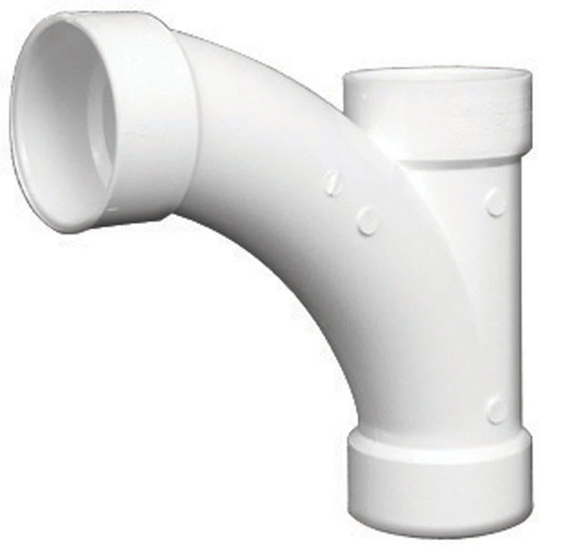 Schedule 40 DWV PVC Combination Tee Wye, 3 In.