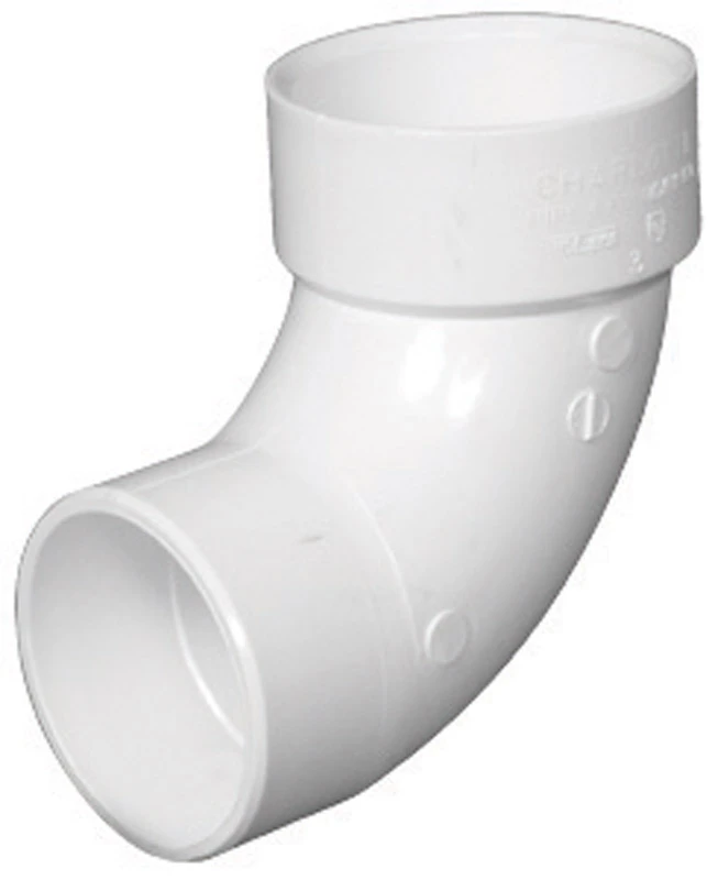 Schedule 40 DWV Sanitary 90-Degree Street Elbow, 1-1/2 In.
