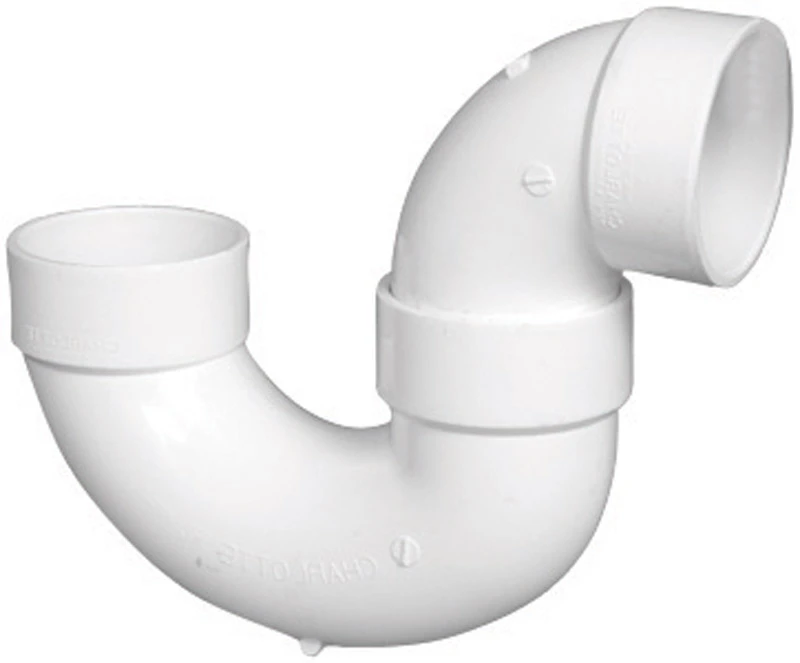 Schedule 40 PVC P-Trap, 1-1/2 In.