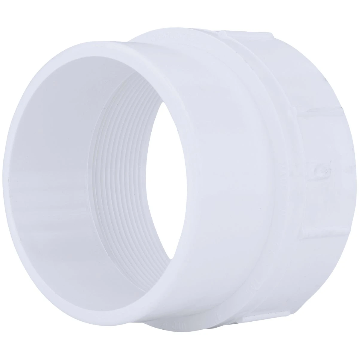 Charlotte Pipe Schedule 40 4 in. Spigot X 4 in. D FPT PVC Pipe Adapter 1 pk