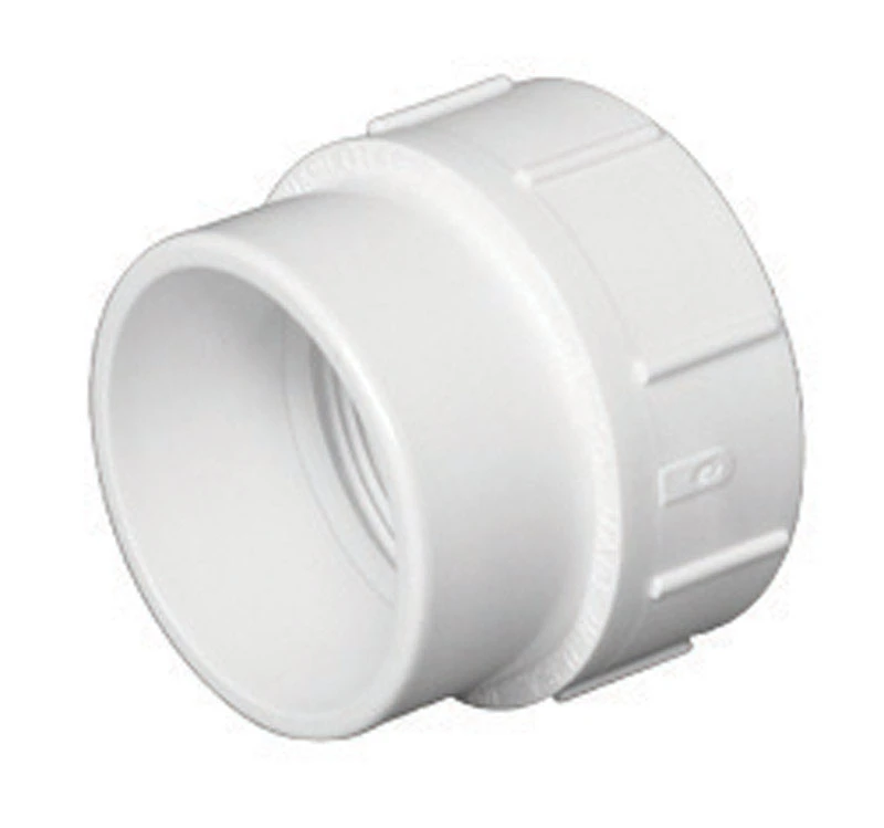 Schedule 40 DWV PVC Cleanout Body, Spigot x FIP, 1-1/2 In.