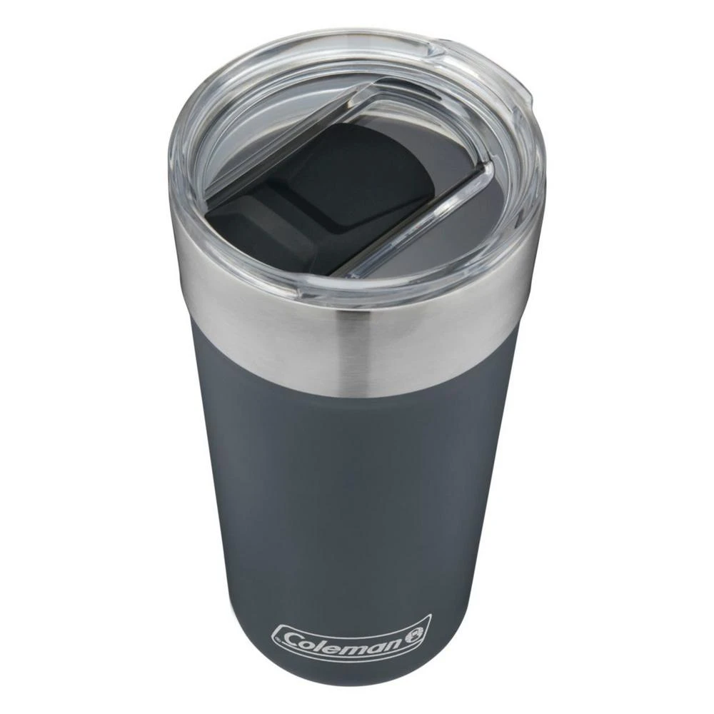 Brew Insulated Tumbler, Slate Stainless Steel, 20 Oz. With Bottle Opener