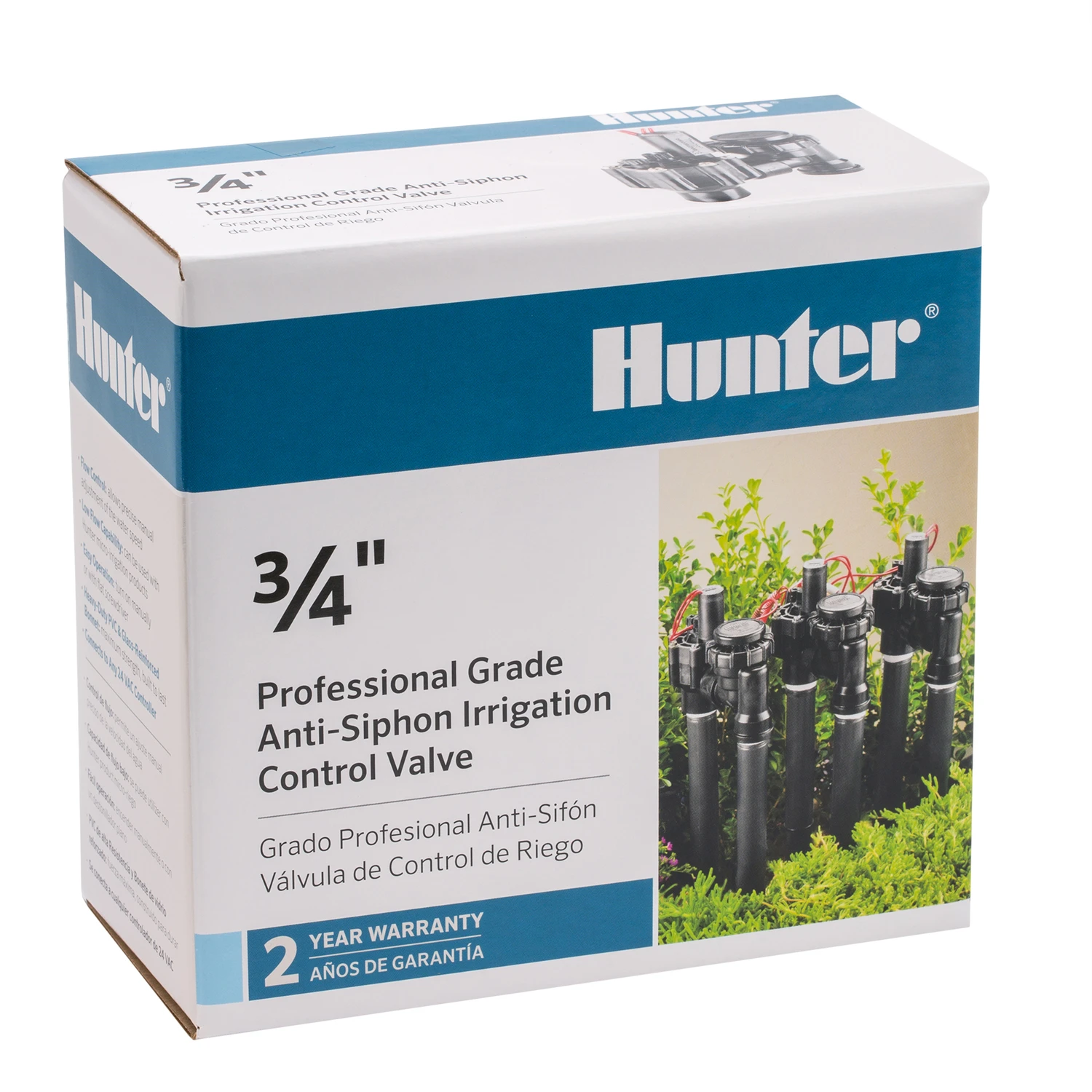 Hunter 3/4 In. Pgv Anti-siphon Valve 150 Psi Electric Irrigation Valve