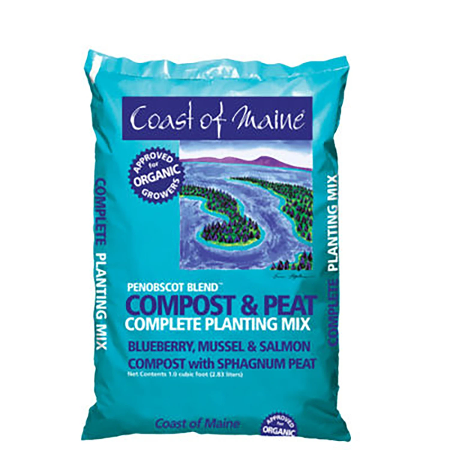 Penobscot Blend Organic Compost & Peat Planting Mix 1 Cu. Ft.