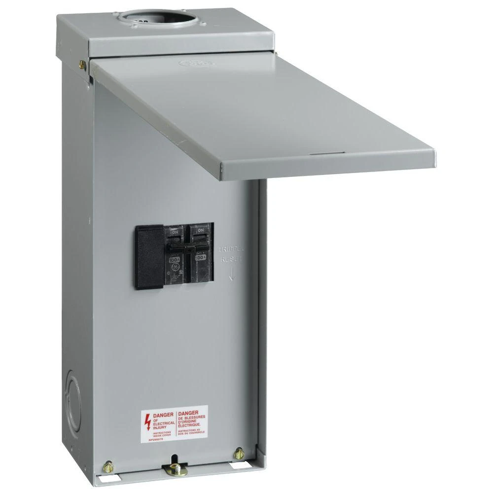 100 Amp Outdoor Mobile Home Disconnect With Enclosure, Model Tql100rep