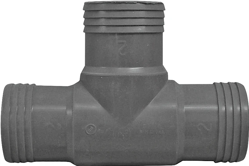 Lasco 2 in. Insert x 2 in. Dia. Insert PVC Tee